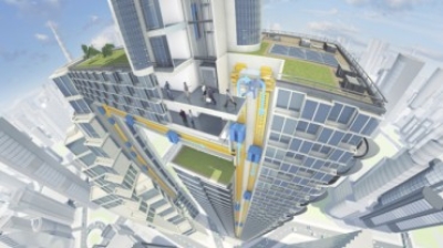 El elevador del futuro no lleva cables y quiere parecerse a un metro vertical 